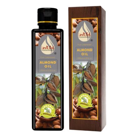 Best Cold-Pressed Almond Oil for Skin and Hair Front Packing