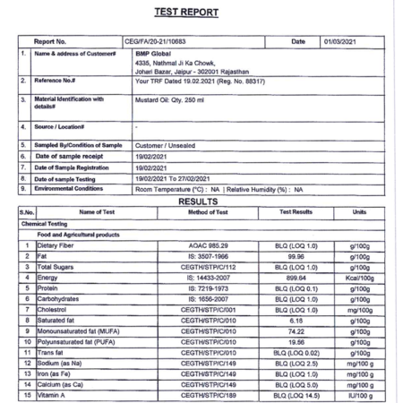 Best Cold-Pressed Mustard Oil for Cooking Test Report