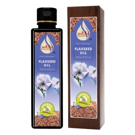 Best Cold-Pressed Flaxseed Oil for Skin & Hair Front Packing
