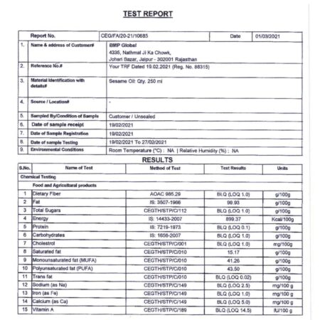 Best Cold-Pressed Sesame Oil for Cooking Test Report