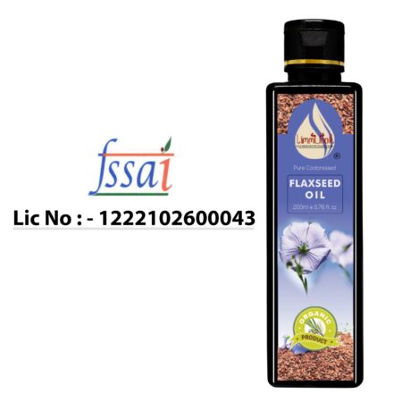 Best Cold-Pressed Flaxseed Oil for Skin & Hair Lic no