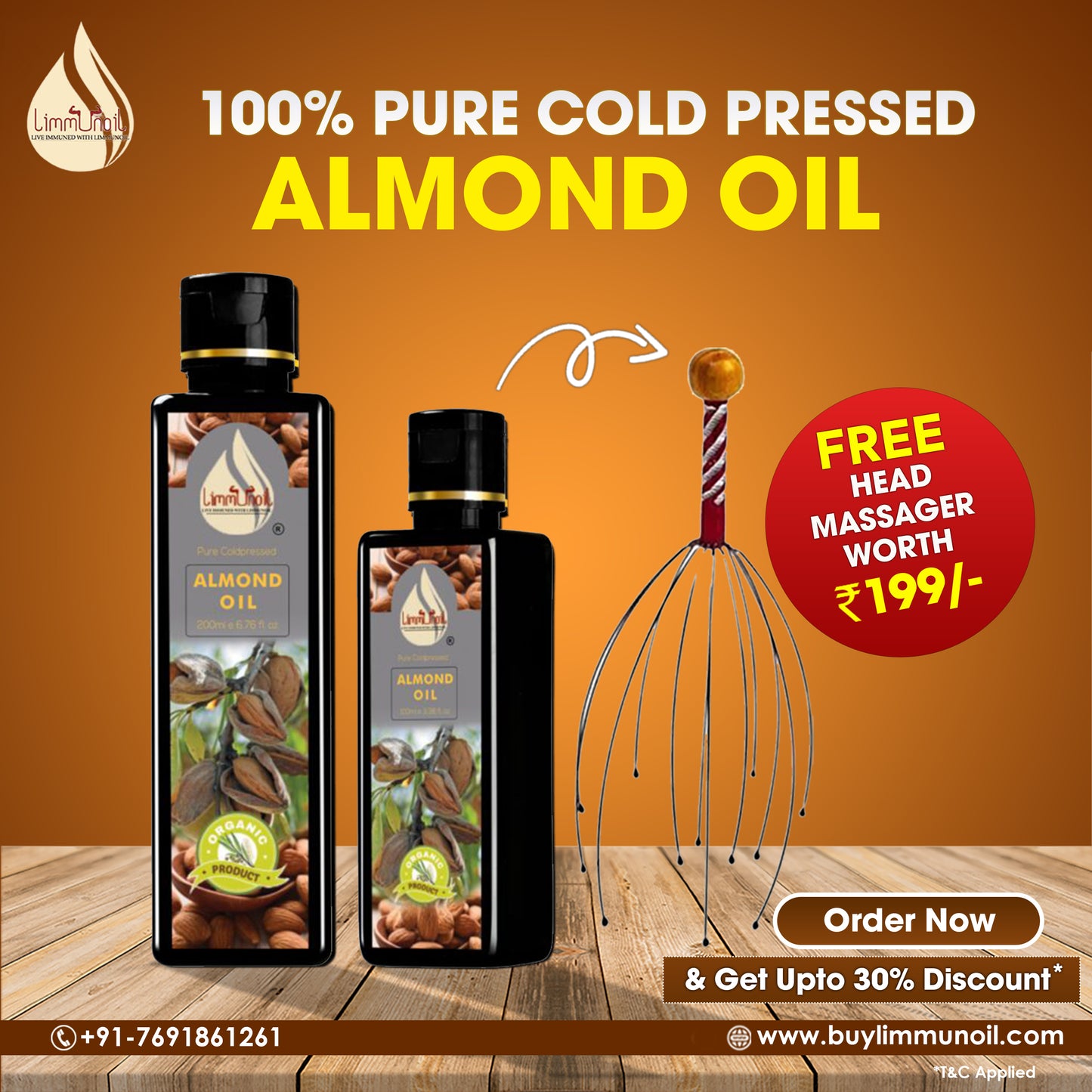 Best Cold-Pressed Almond Oil for Skin & Hair