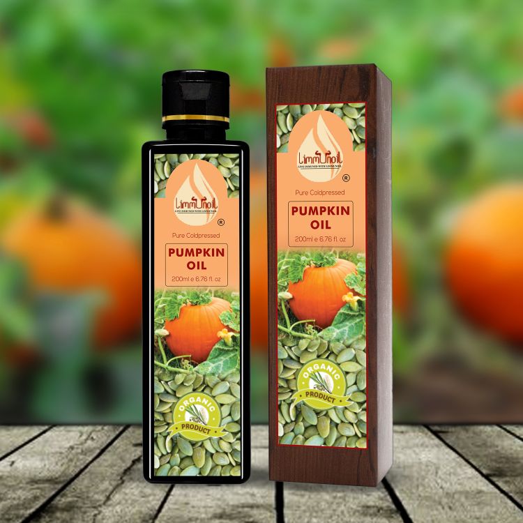 Best Cold-Pressed Pumpkin Oil Front Packing