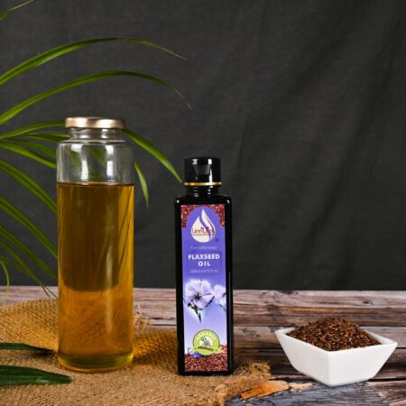 Best Cold-Pressed Flaxseed Oil for Skin & Hair Jar