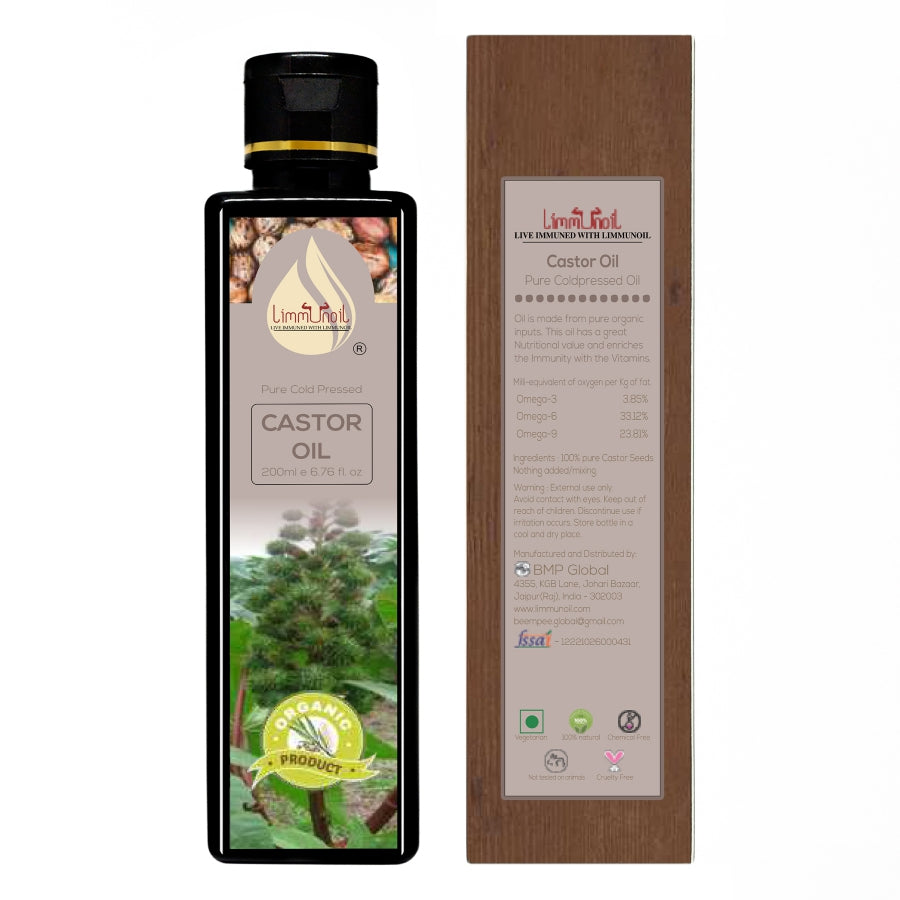 Best Cold-Pressed Castor Oil for Hair & Skin